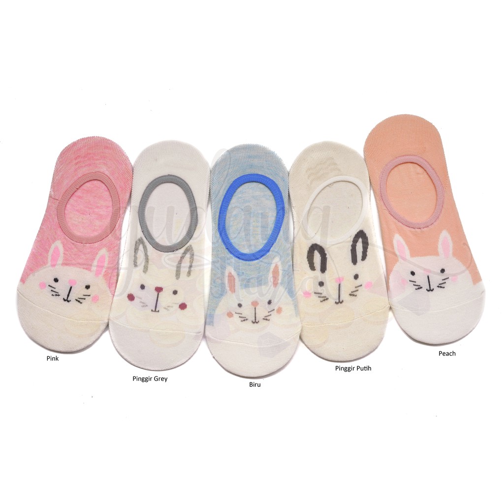 Kaos Kaki Wanita Pendek Kelinci Lucu Cute Rabbit Series GH 103109