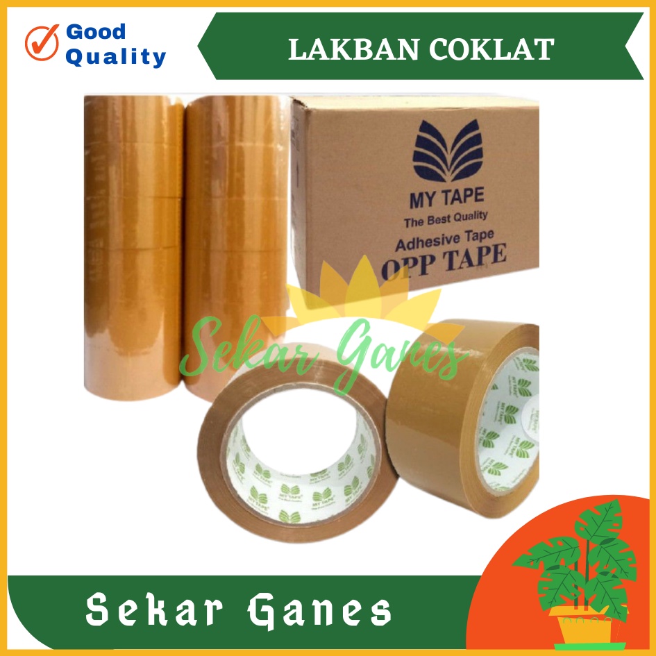 Lakban Coklat 90 Yard 45 Mm Lakban Besar St Morita Murah