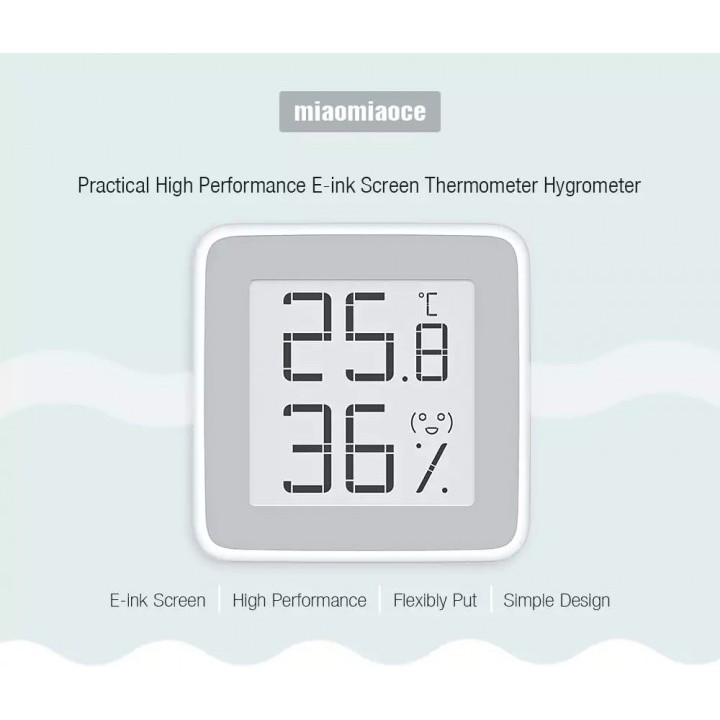 XIAOMI Miaomiaoce - Digital Thermometer Hygrometer Humidity Sensor