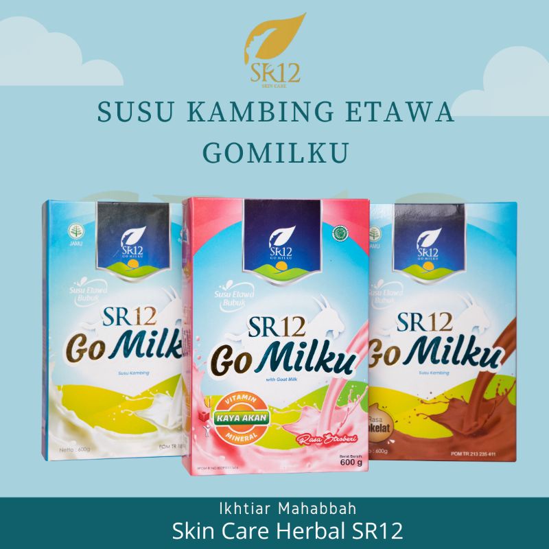 

[BPOM] Susu Kambing Etawa Premium Go Milku SR12 / Susu Kambing Menaikkan Berat Badan Menyehatkan Jantung Etawaku Rasa Coklat Stroberi Original / Goat Milk SR 12 / Susu Penambah Kepadatan Tulang Dan Gigi