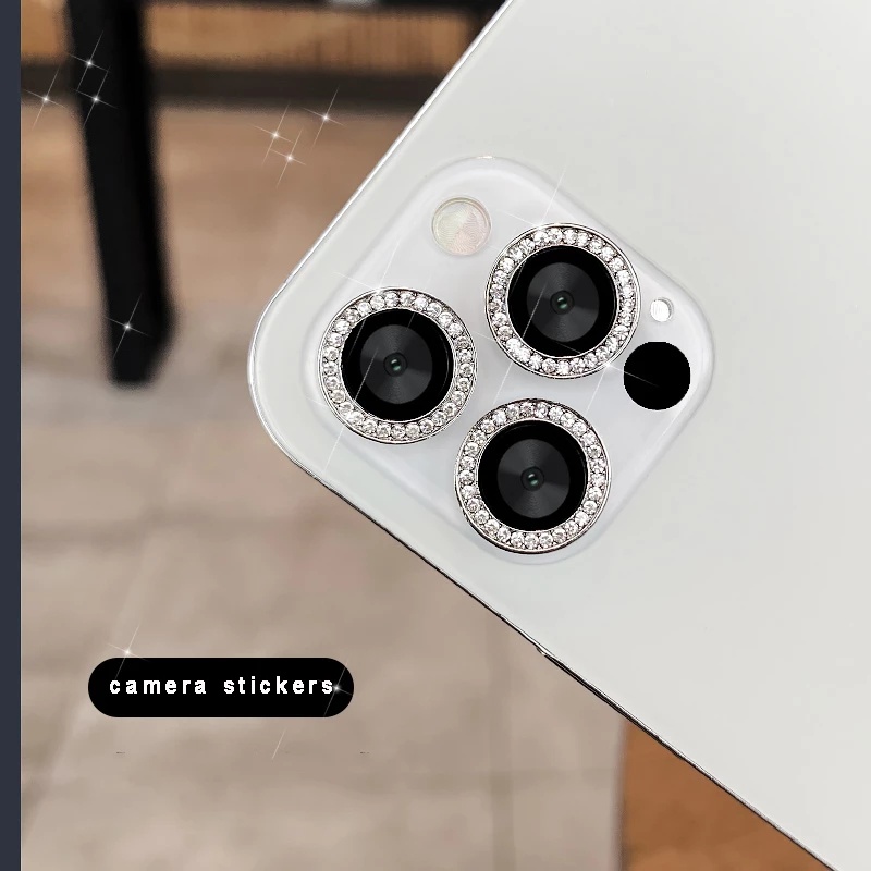 Pelindung Lensa Kamera Bahan Tempered Glass Untuk iPhone 13 Pro Max / 12 / 12 Pro / 11 Pro Max / 12 Pro Max / 13 / 12 Mini