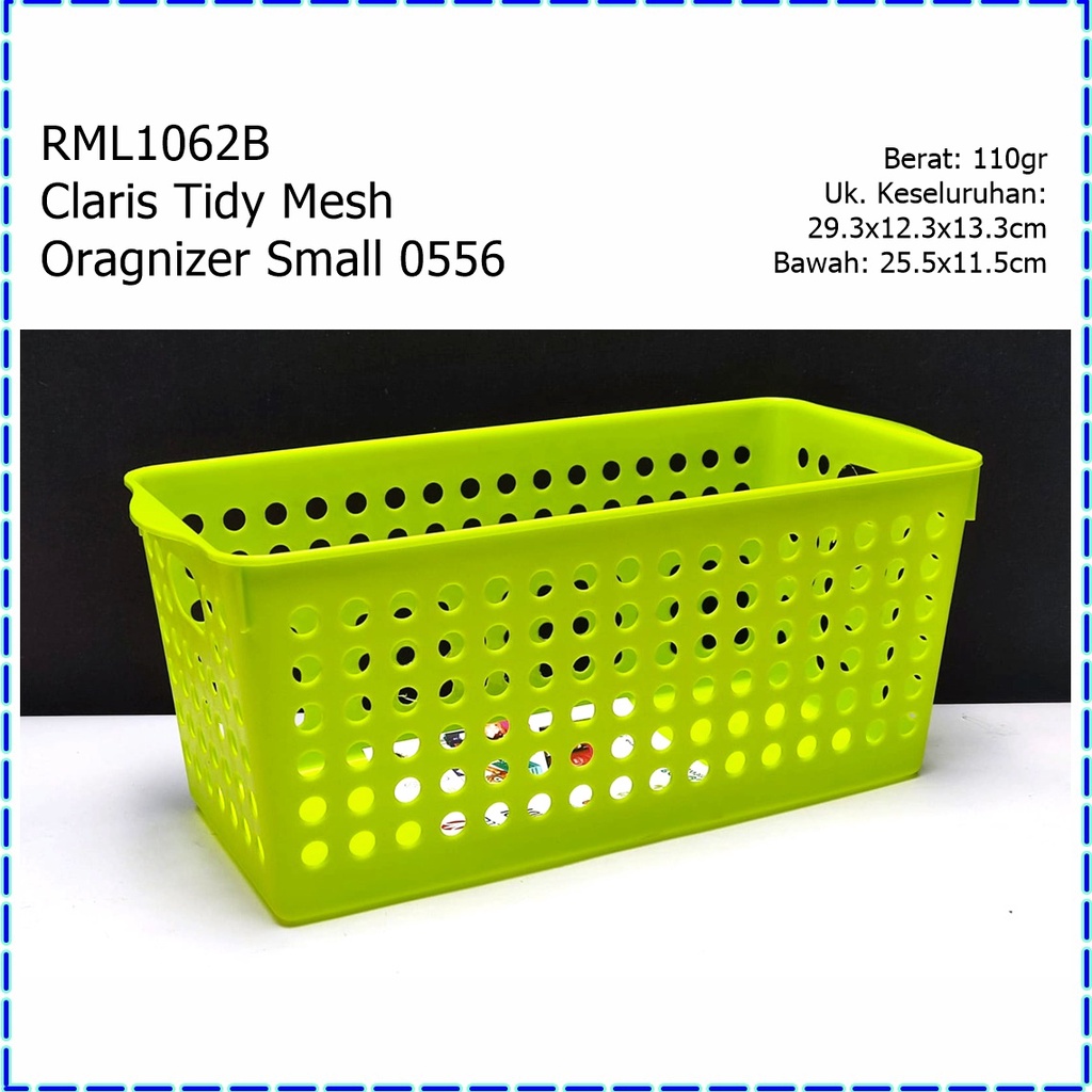 RML1062B Claris Tidy Mesh Oragnizer/Desk Oragnizer/Keranjang Penyimpanan Small 0556