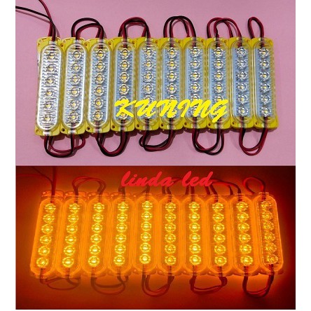 LAMPU LED MODUL 6MATA SMD 2835 10425 12VOLT dan 24VOLT WATERPROOF 6 MATA 12V 24V 1224 V VOLT VARIASI