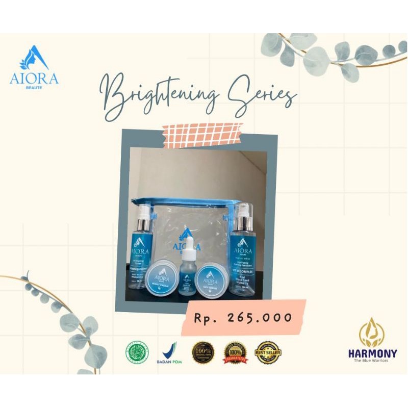 (COD) Paket Aiora Beauty skincare Glow whitening paket pencerah