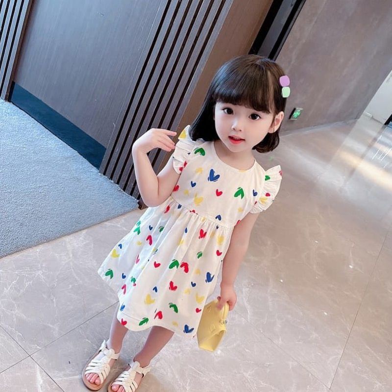 Dress many heart wrinkle