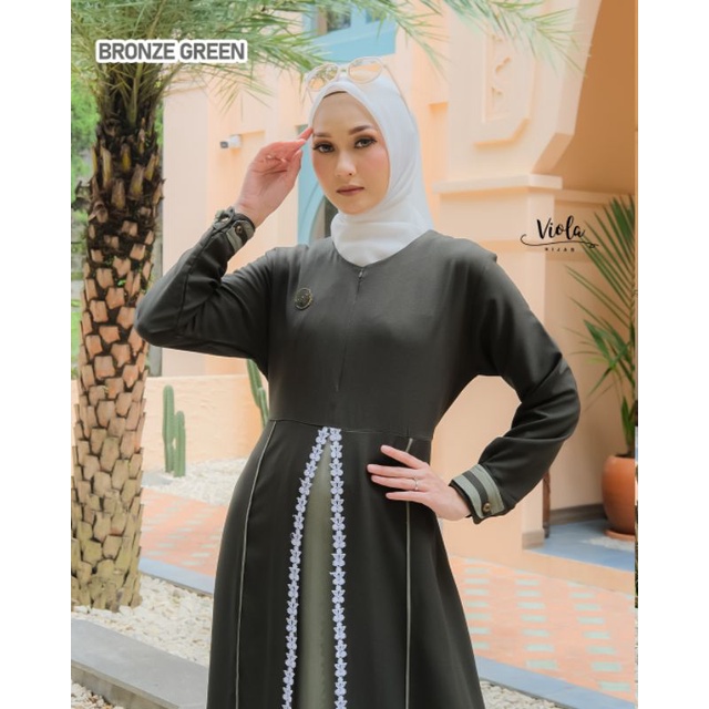 GAMIS RASYA DRESS ORY VIOLA HIJAB DRESS WANITA TERBARU KEKINIAN