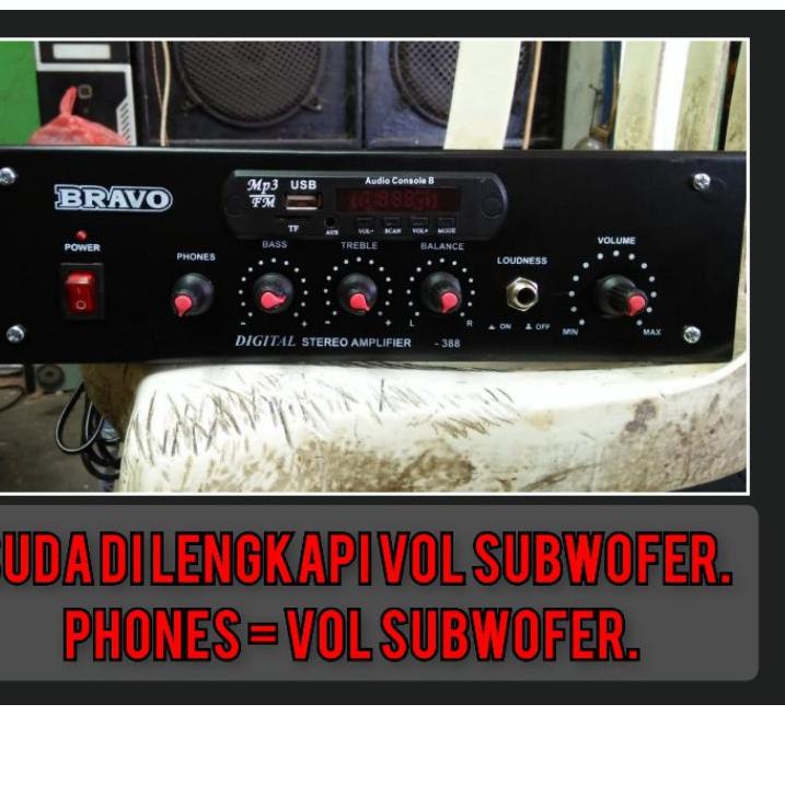 (U-UUE} (✔} Power Amplifier Rakitan 5 A Amper Subwofer Bluetoth Karaoke (siap dikirim}