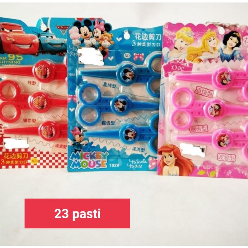 

gunting set karakter 3 pcs