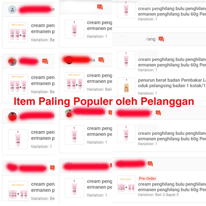 cream penghilang bulu penghilang bulu kaki  penghilang bulu 60g Penghilang Bulu Tanpa Rasa Sakit Menghilangkan Bulu Dengan Cepat dan Efektif  Menghambat Pertumbuhan Bulu