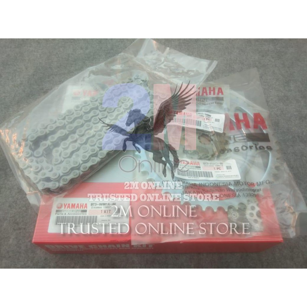 2m GEAR SET RANTAI VIXION R VVA ORI YGP BT3-W001A-00
