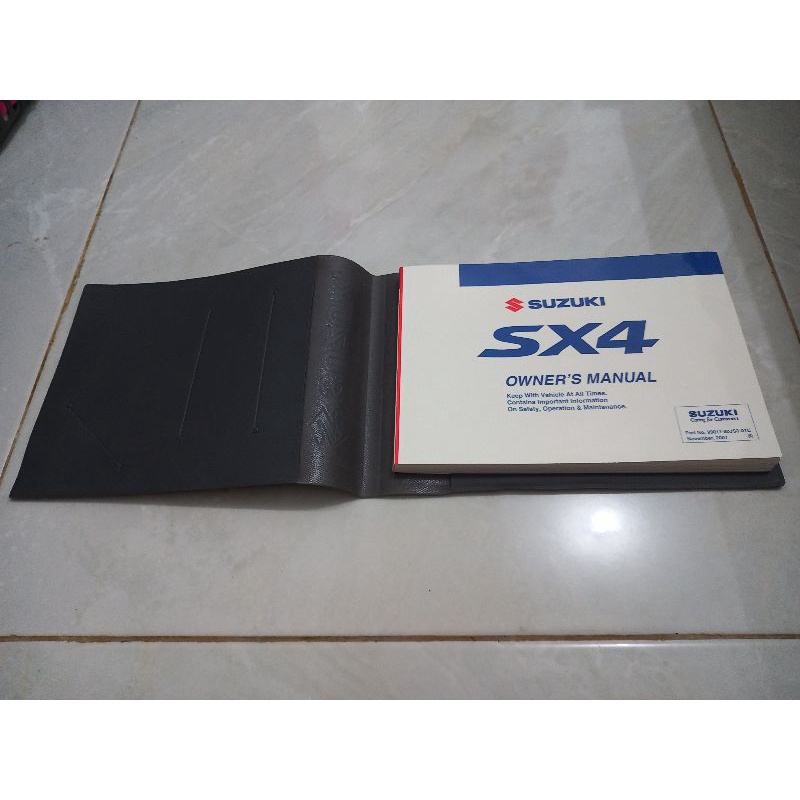 Jual Buku Manual Suzuki SX4 2007 + Tas Original | Shopee Indonesia