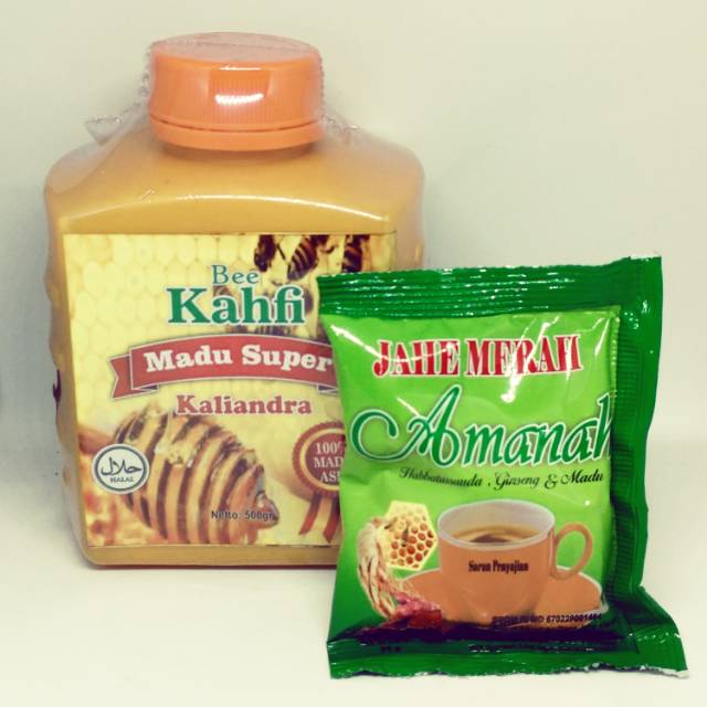 

Madu kaliandra Bee kahfi plus bonus Jahe merah