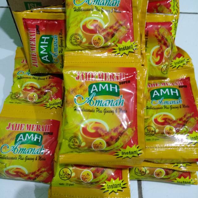 

Jahe Merah Sachet Amanah Super AMH Anti Virus
