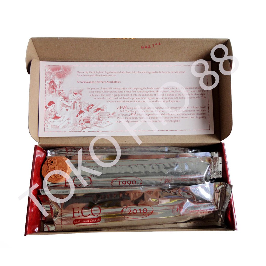 Hio Dupa Wangi Aromaterapi Merk Cycle ECO Pack Hand Crafted Premium Incense