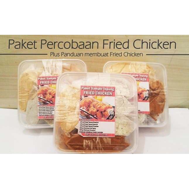 

Paket Tepung Biang & Bumbu Marinasi Fried Chicken Ayam Geprek Goreng QFC