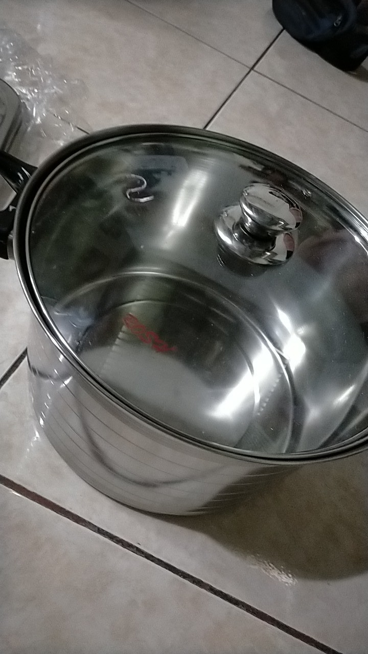 Panci Stainless Tutup Kaca Rosh Saucepot 28cm