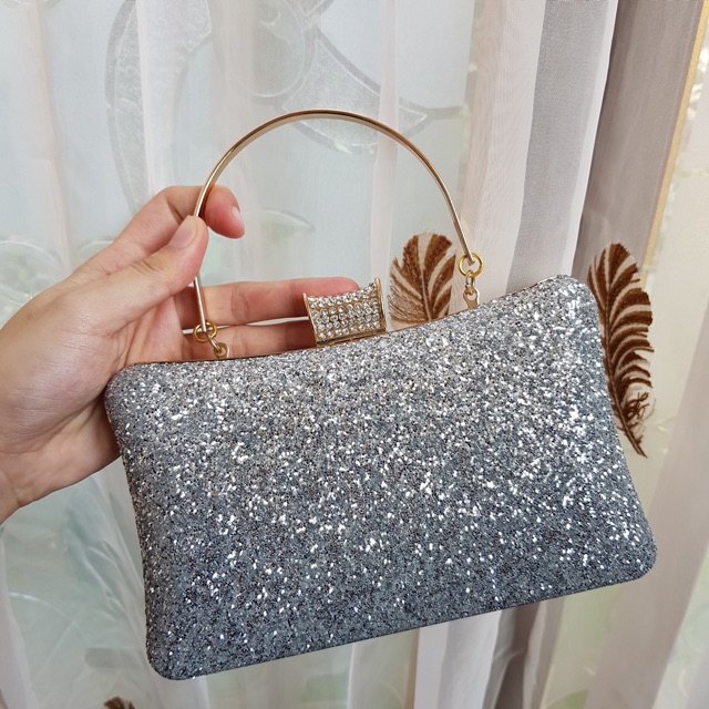 Clutch Glitter with Handle