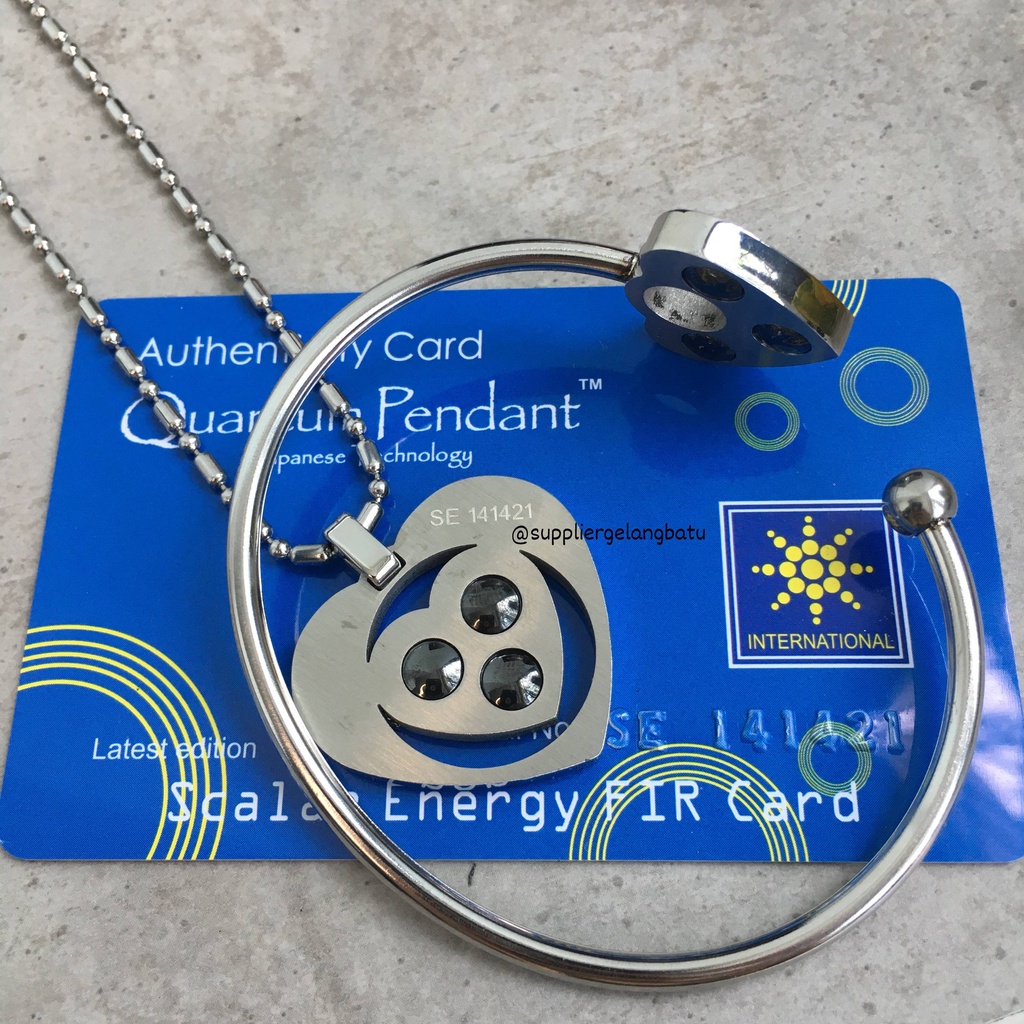 KALUNG BONUS GELANG LOVE STRAWBERRY peredaran darah BERSERTIFIKAT ION