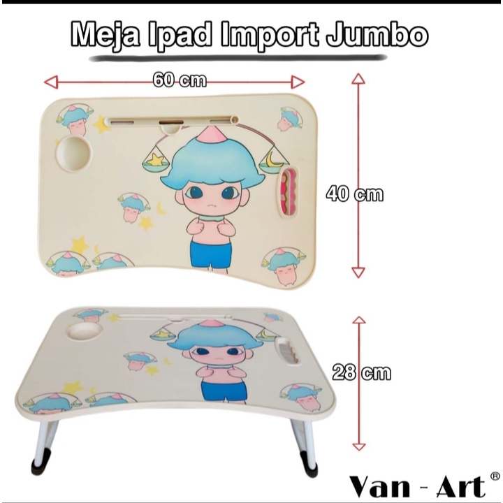 MLKI - Meja Belajar Laptop anak Bahan bagus Impor Karakter