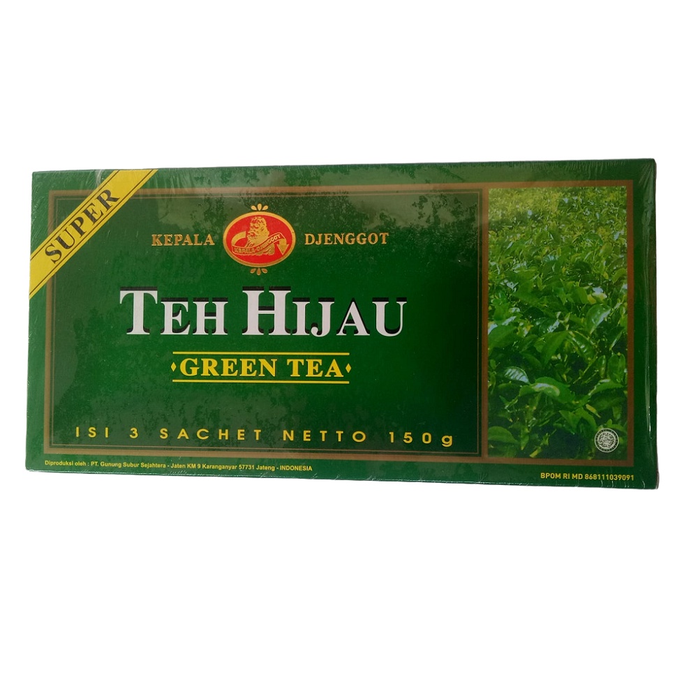 

Teh Hijau Green Tea Super Kepala Djenggot 150 gram