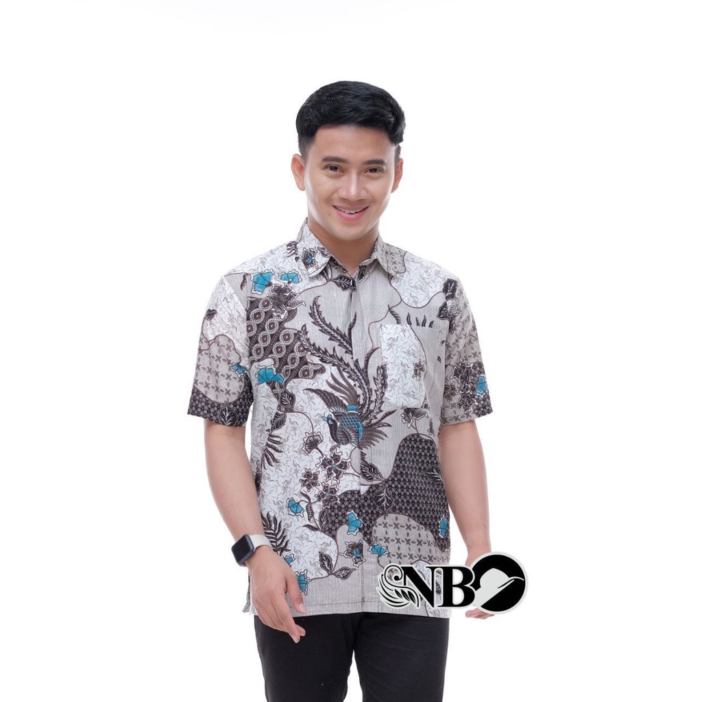 Kemeja Batik Pria Lengan Pendek M L XL XXL Bahan Berkualitas