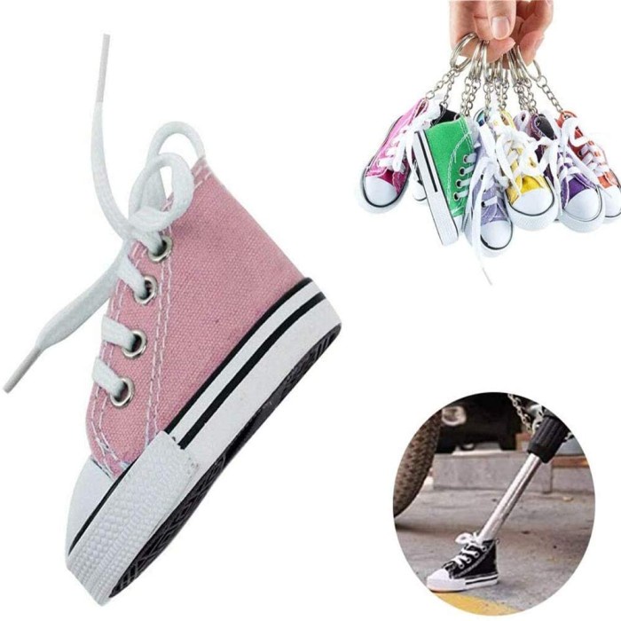 Gantungan kunci sepatu Mini sneakers Keychain Standar Motor Sepeda