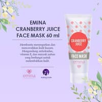 EMINA REFRESH FACE MASK CRANBERRY JUICE masker wajah Peeloff antioksid