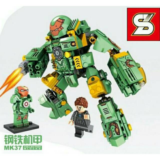 Brick sy hulkbuster  ironman mk37 - lego compatible