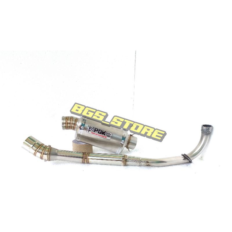 Knalpot PDK buat Supra X 125 . Supra fit . karisma . Blade . Revo dll