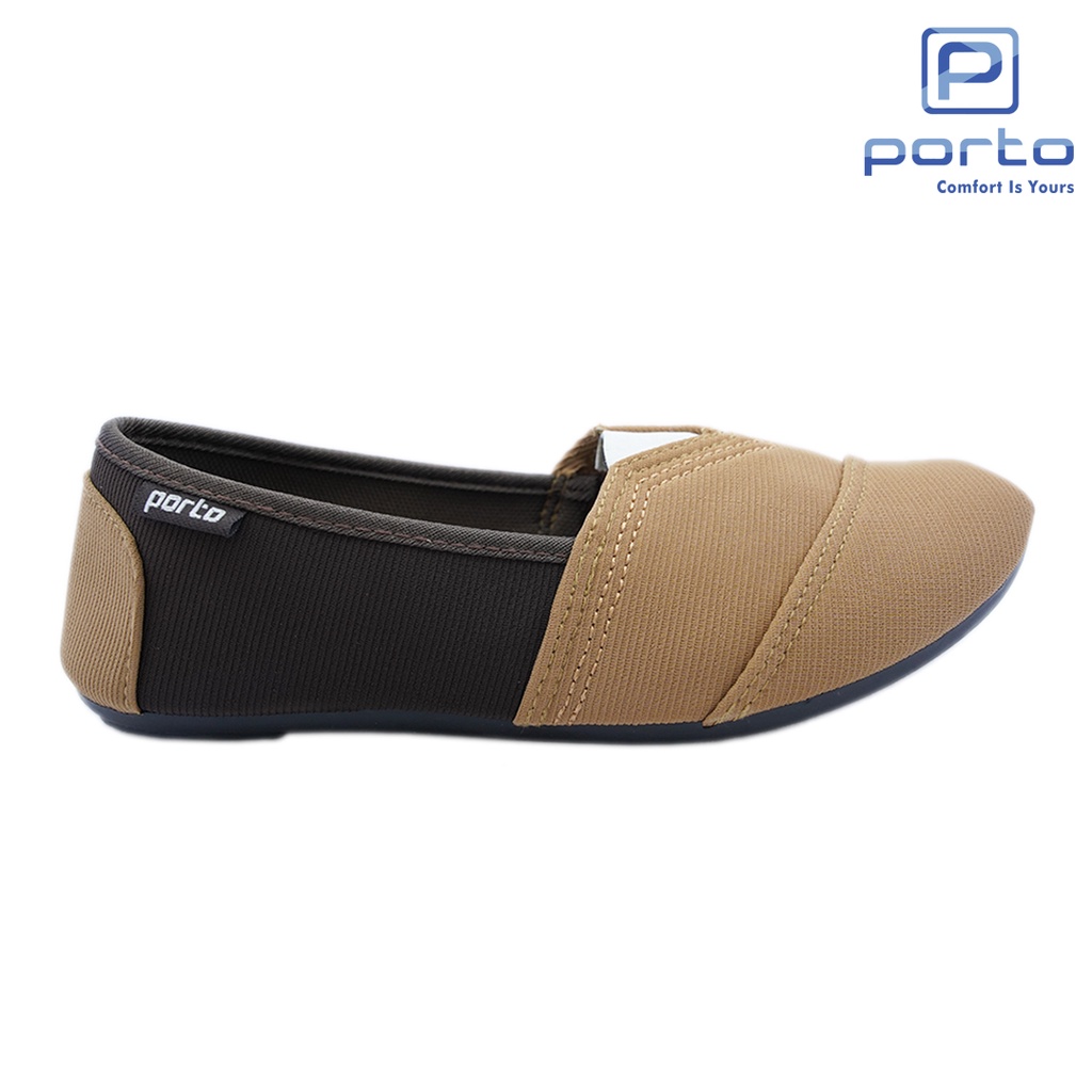 BA213L - Porto Leveling Sepatu Wanita Flatshoes Balet Nyaman Casual Original Simple Porto Lady