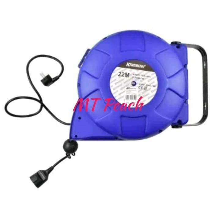 KRISBOW KABEL ROLL OTOMATIS 22M KABEL GULUNG OTOMATIS 1.5MM X 22M