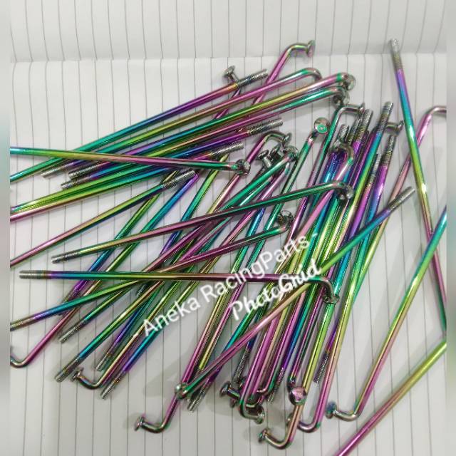jari jari pelangi semua motor dan ukuran ready import thailand anti luntur dan karat