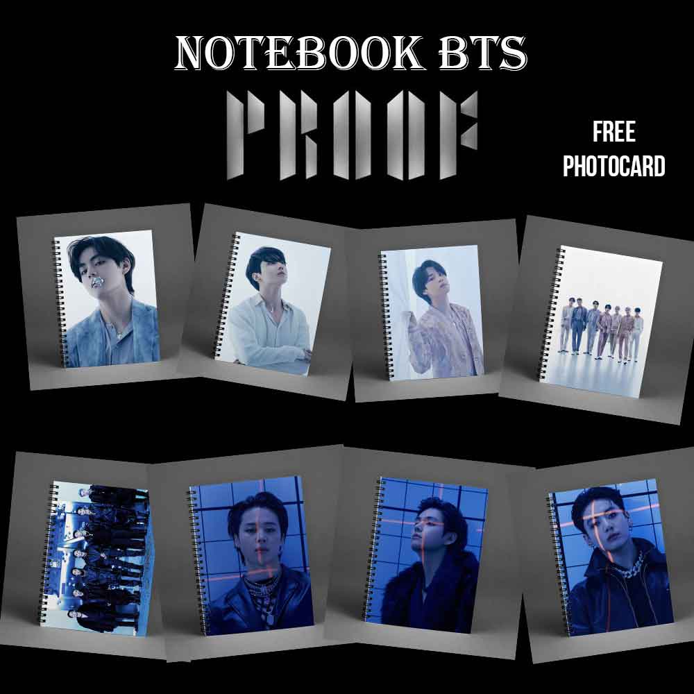 

Notebook BTS Proof Unofficial A5 - Free Photocard BTS - BTS Proof Album - Album BTS Proof - BTS Proof