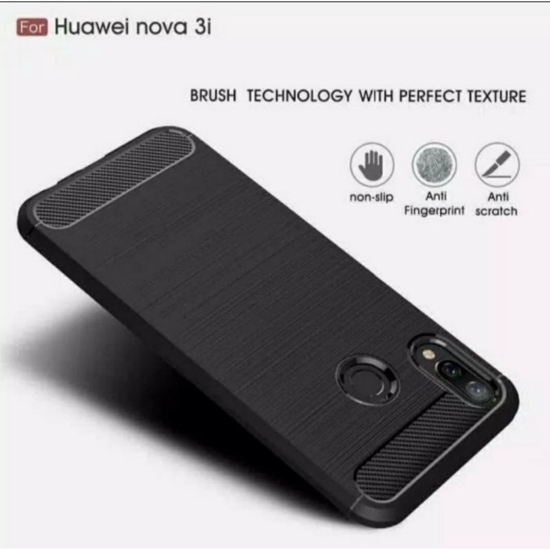 Huawei Nova 3i soft case silikon carbon