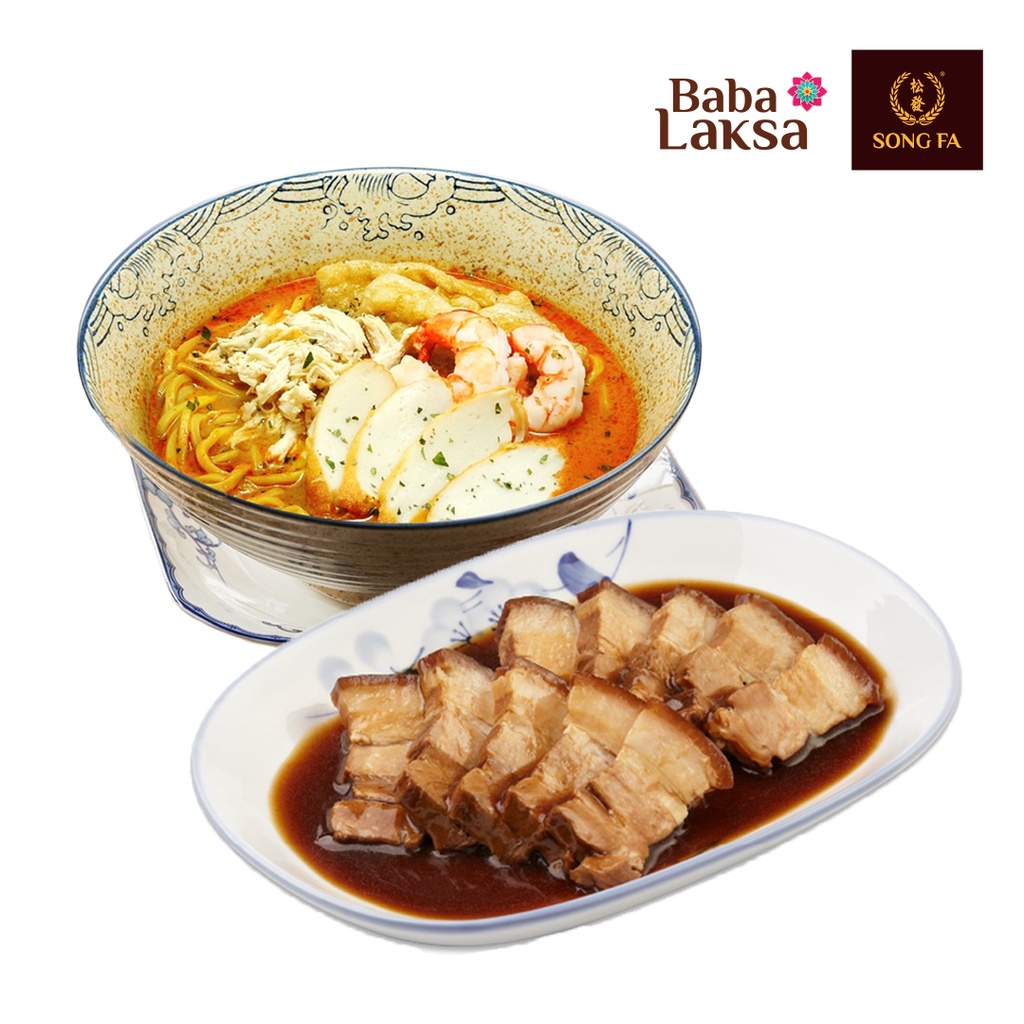 Jual COMBO HEMAT BABA LAKSA SINGAPORE & BRAISED PORK BELLY / FROZEN
