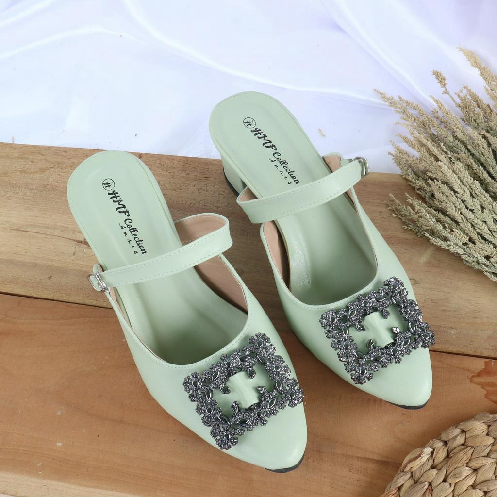 HMF Astriy Heels Mules Wanita RD17