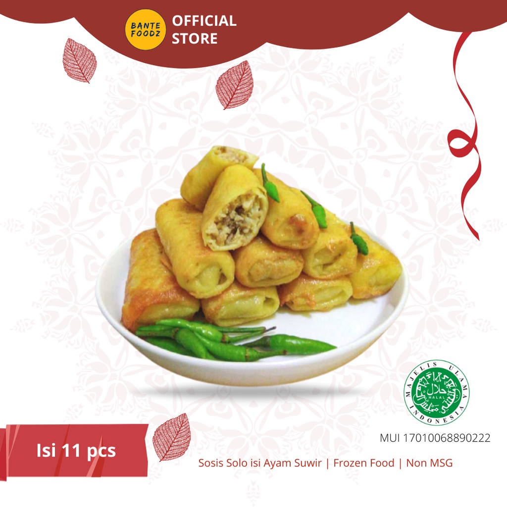 

Sosis Solo isi Ayam Enak isi 11 pcs Halal Terlaris