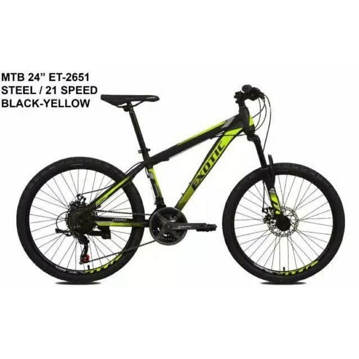 Promo Sepeda MTB 24 INCH Exotic 2651 Berkualitas