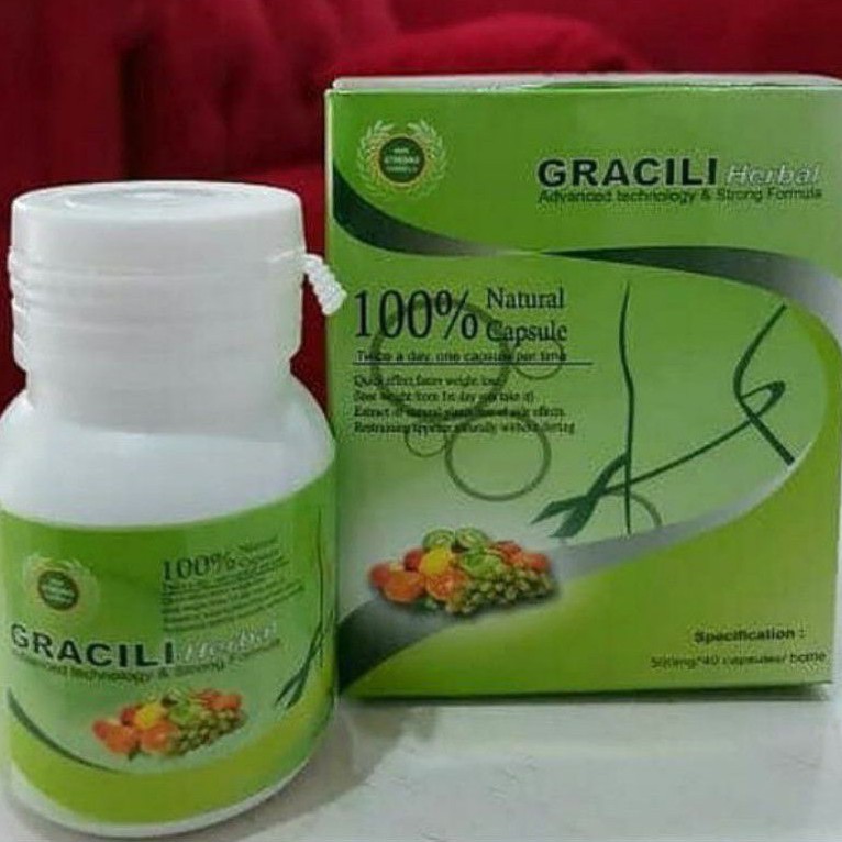 GRACILI Herbal Asli Original Obat Pelangsing Badan Ampuh