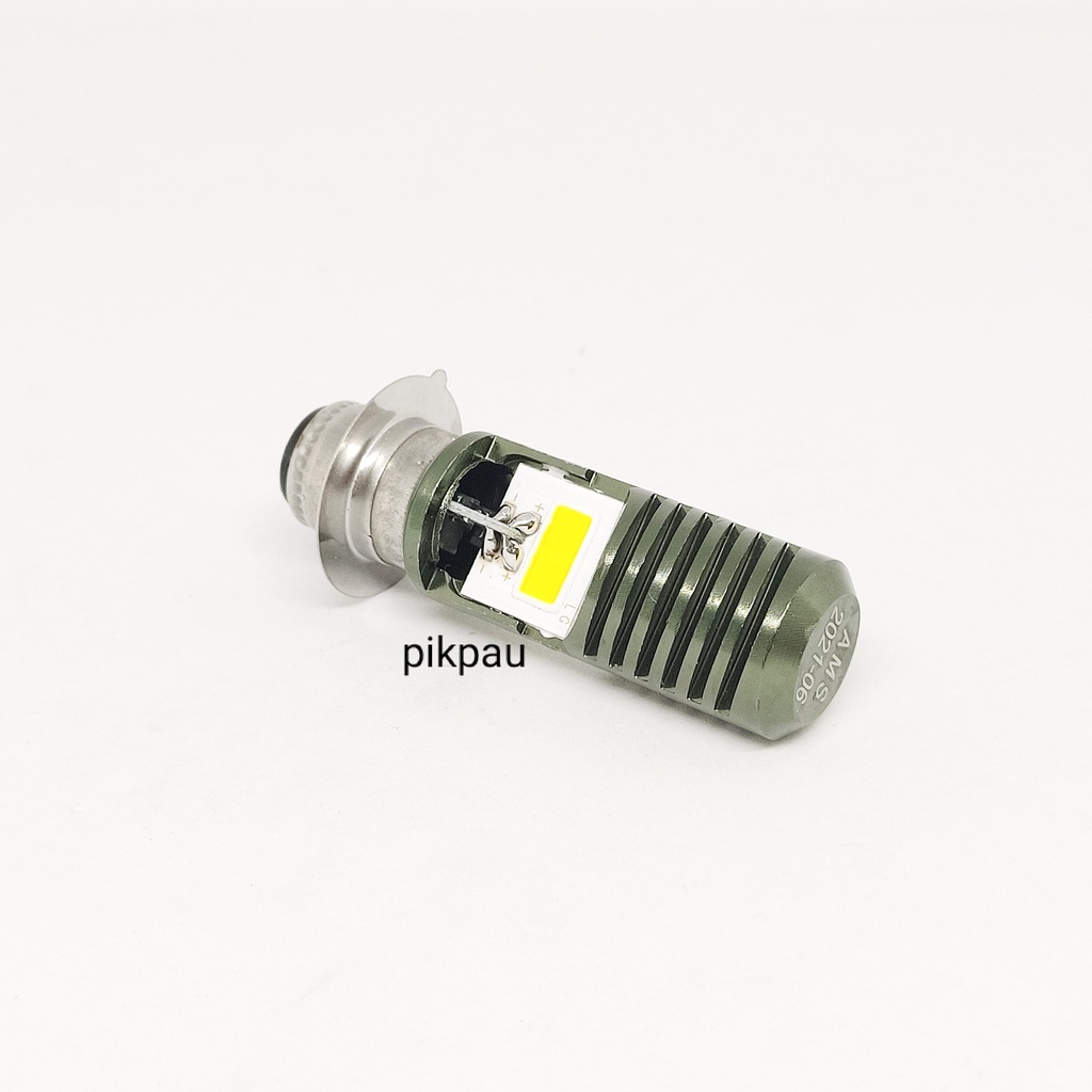 Lampu Utama High Low lampu Depan H6 Led Jauh Dekat 2 sisi 12 volt bisa AC DC Kuning motor Matic Bebek