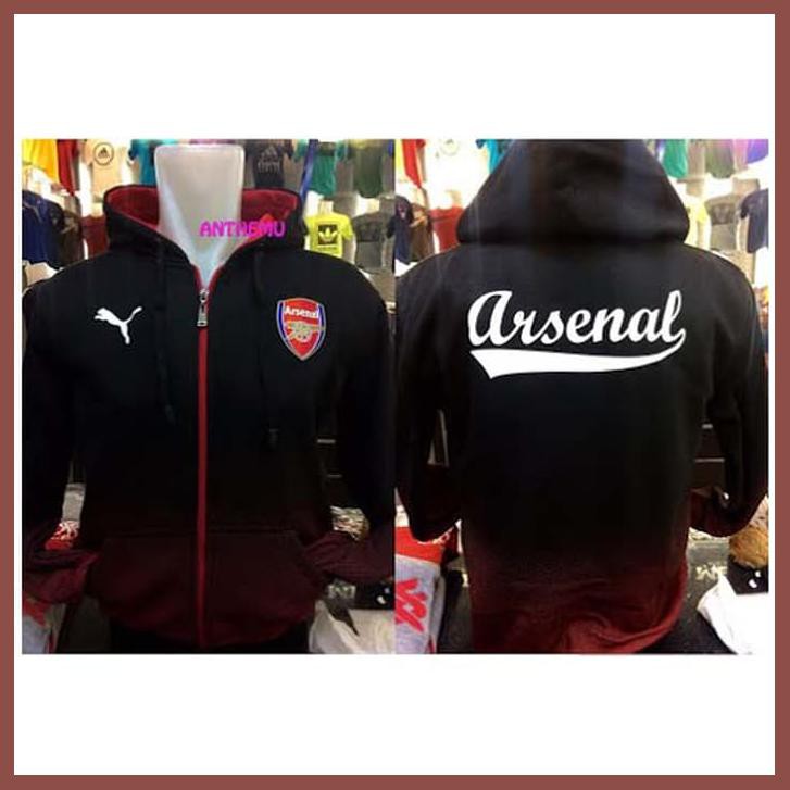 HOODIE JAKET PARKA ARSENAL KAOS GILDAN