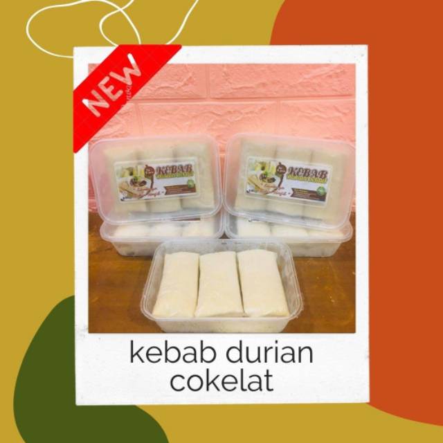 

Kebab durian coklat