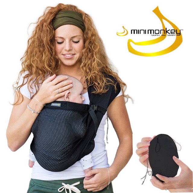 Mini Monkey Mini Sling, preloved