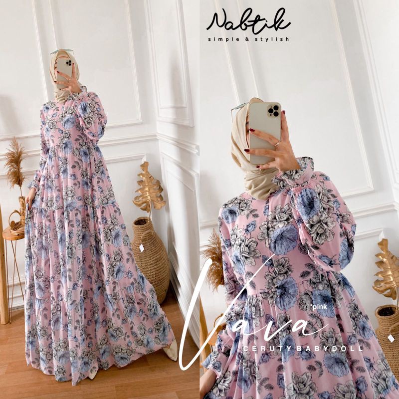 Gamis Vava Ori Nabtik / Dress Vava Original Nabtik
