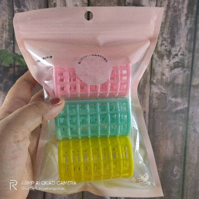 Rol rambut / hair roller / gulungan rambut / rol keriting ikal curly rambut Tokopelanginicer