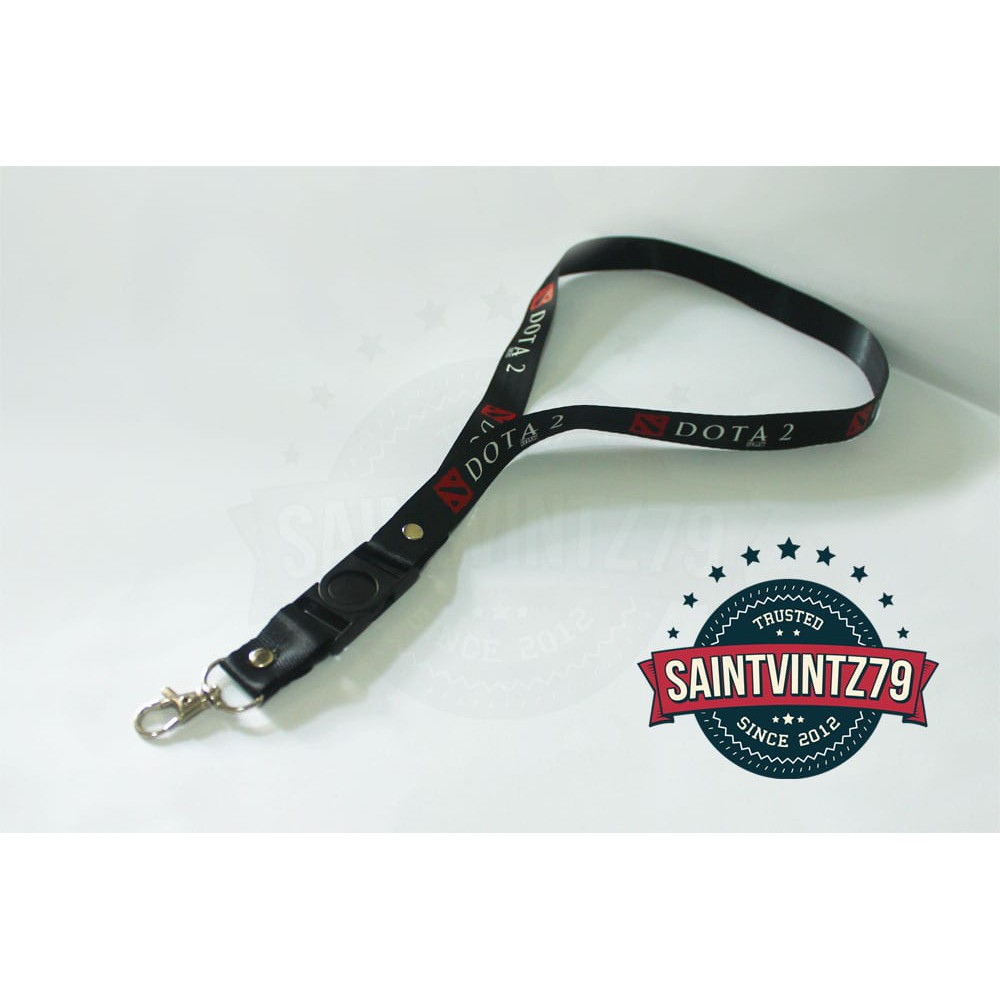 Lanyard / Tali Gantungan ID Card Gaming DotA 2 FREE Cutting Sticker DOTA