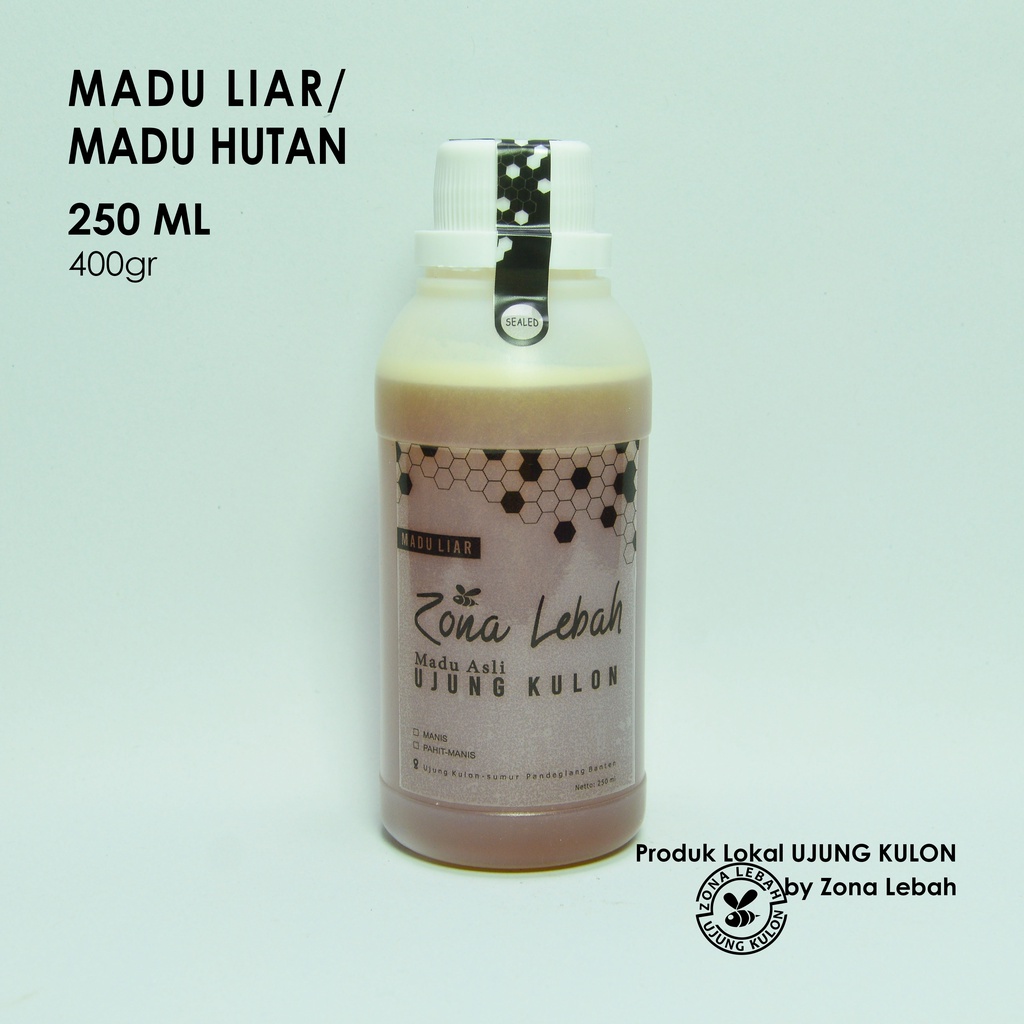 

Madu Asli UJUNG KULON 250ml | Madu Liar | Madu Organik | Madu Hutan | Madu Murni | Madu Odeng | ZONA LEBAH