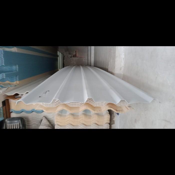 Alderon RS atap Upvc Gelombang Single Layer Trimdeck