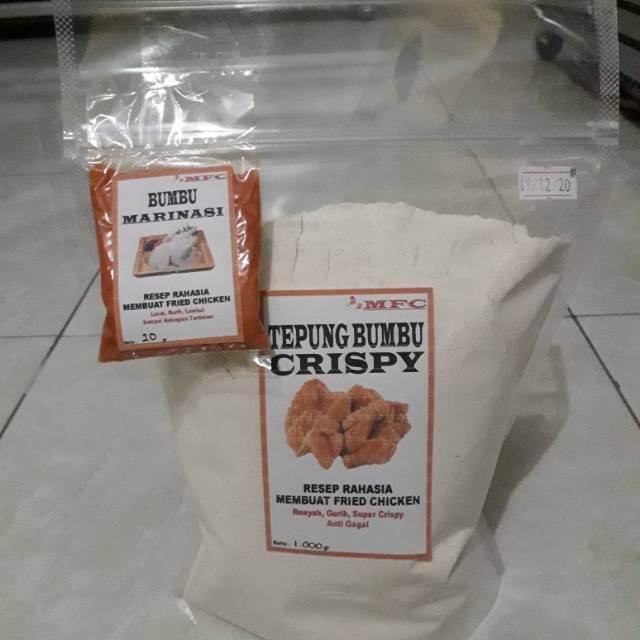 

Tepung Bumbu FriedChicken 1kg