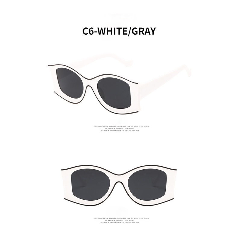 2021 European and American fashion big frame comfortable and versatile hip-hop sunglasses